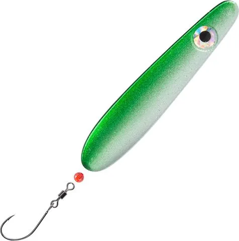 Troutwerk Inline Blinker Löffel 7.4cm 22g Dunkelgrün/Silberfarben