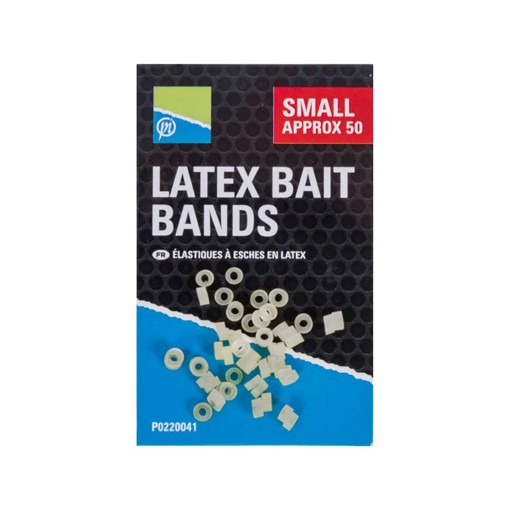Preston Latex Bait Bands Rig-Zubehör #Small