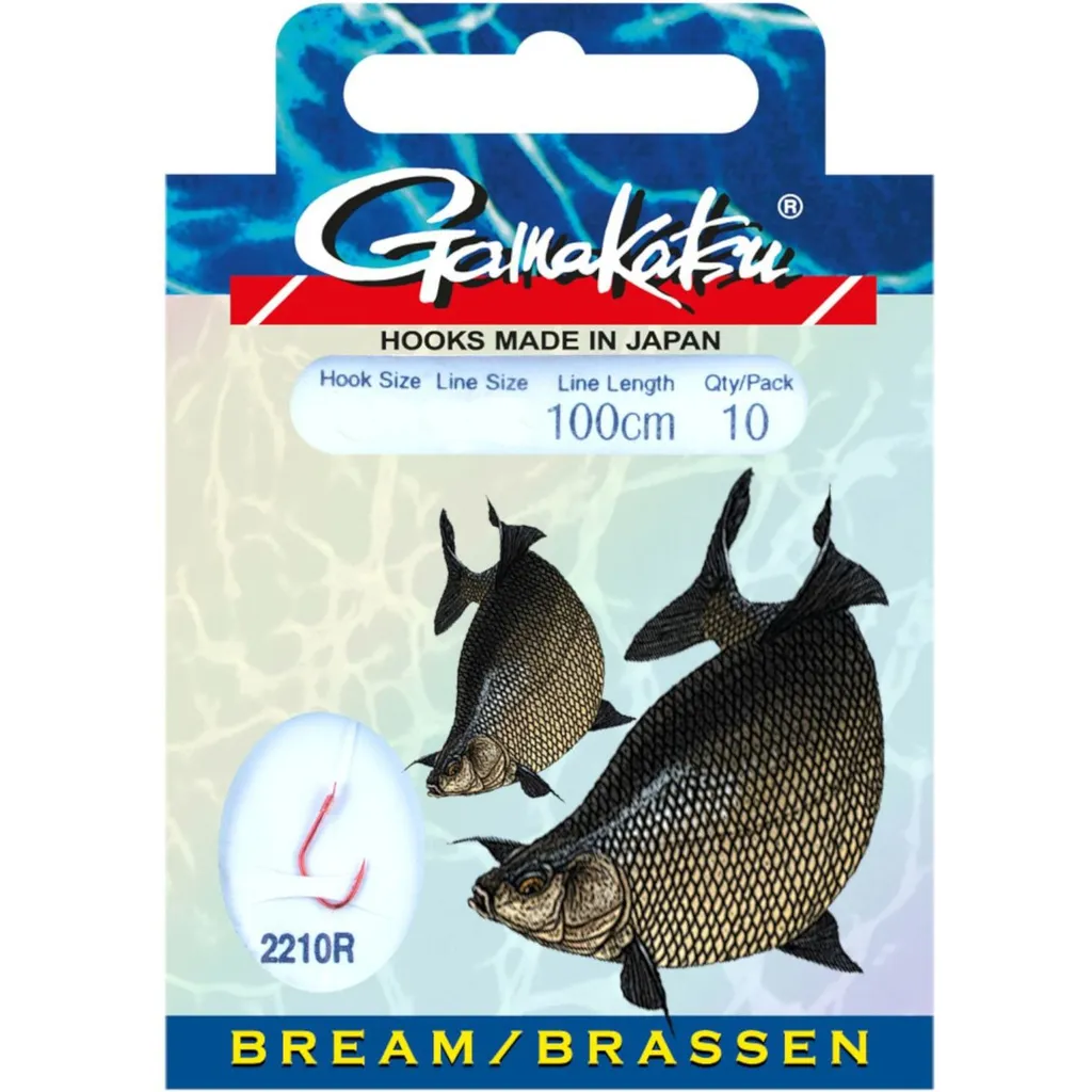 Gamakatsu Brassen LS-2210 Fertige Montagen Gr. 10 0.14mm