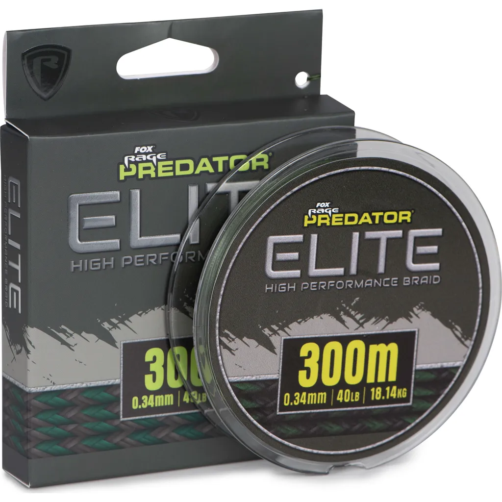 Fox Rage Predator Elite Braid 0.34mm 18kg 300m