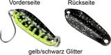 FTM Spoon Boogie Spoon 1.6g Yellow/Black Glitter