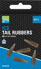 Preston Ics Tail Rubbers P0030040 5pc