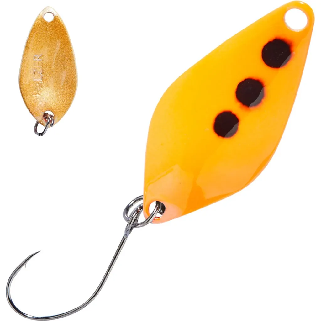 Balzer Sunny Forellenspoons 2,5cm 1,6g Orange Schwarze Punkte