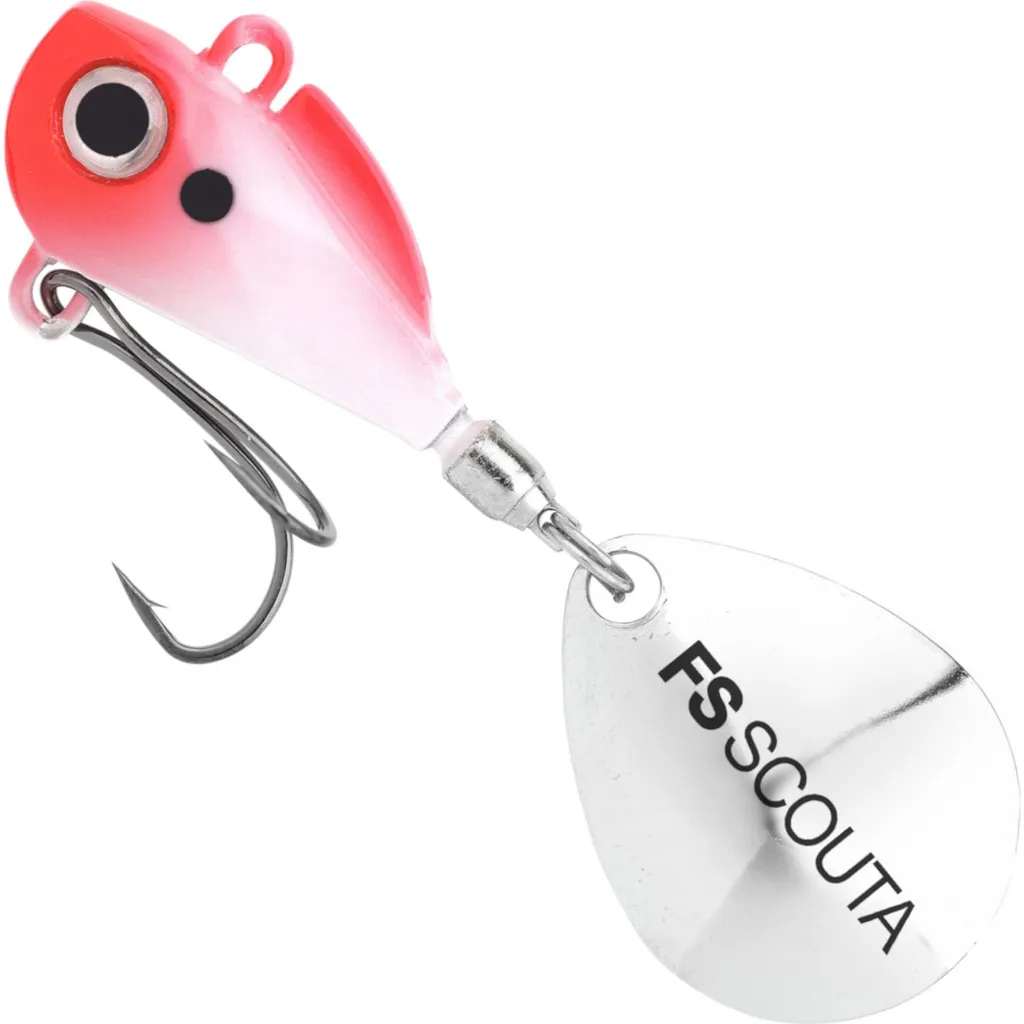 Spro Freestyle Scouta Spin Tail 10g Red Head