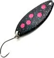 Troutwerk Spoon 2.5g 3.3cm Schwarz/Pinke Punkte