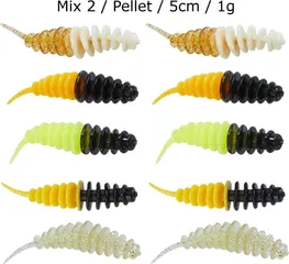 Balzer Trout Collector Forellenwürmer 5cm Mix 2 Pellet