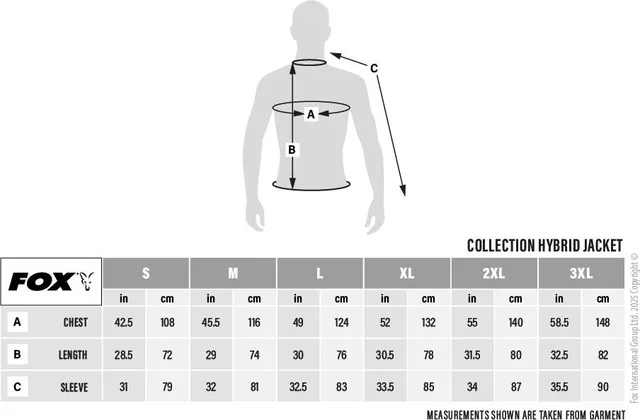 Fox Collection Hybrid Jacket G/B 2XL